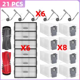 Compatible For Roborock Saros 20 Sonic / S10 MaxV Ultra / S10 MaxV Ultra Steam Parts Main Roller Side Brush Filter Mop Cloth Bag