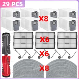 Compatible For Roborock Saros 20 Sonic / S10 MaxV Ultra / S10 MaxV Ultra Steam Parts Main Roller Side Brush Filter Mop Cloth Bag