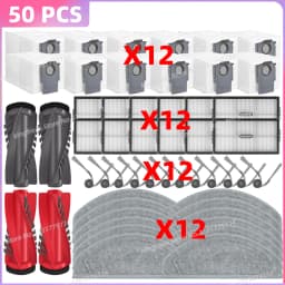 Compatible For Roborock Saros 20 Sonic / S10 MaxV Ultra / S10 MaxV Ultra Steam Parts Main Roller Side Brush Filter Mop Cloth Bag