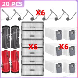 Compatible For Roborock Saros 20 Sonic / S10 MaxV Ultra / S10 MaxV Ultra Steam Parts Main Roller Side Brush Filter Mop Cloth Bag
