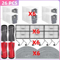 Compatible For Roborock Saros 20 Sonic / S10 MaxV Ultra / S10 MaxV Ultra Steam Parts Main Roller Side Brush Filter Mop Cloth Bag