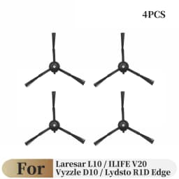For ( ILIFE V20 / Vyzzle D10 / Laresar L10 / Lydsto R1D Edge / Roidmi Eve Rook S ) Parts Main Side Brush Filter Mop