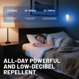 Intelligent Ultrasonic Pest Mouse Cockroach Mosquito Insect Repeller Essential Safe Summer High Power Pest Control Device