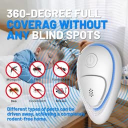 Intelligent Ultrasonic Pest Mouse Cockroach Mosquito Insect Repeller Essential Safe Summer High Power Pest Control Device