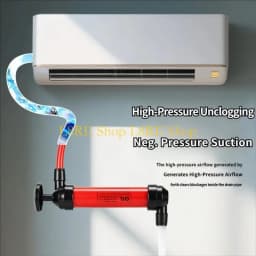 L8RE Air Conditioner Drain Cleaning Pump Manual Tool for Routine Home Upkeep