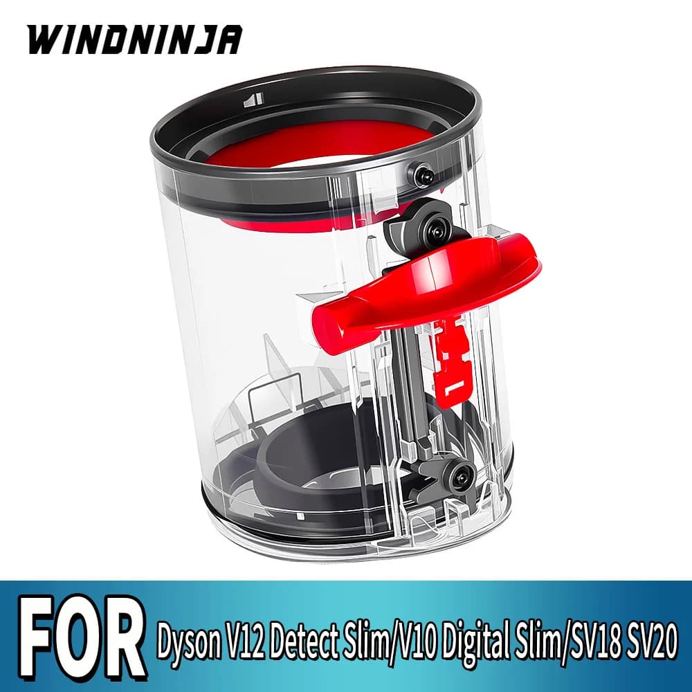 Dust Bin Replacement For Dyson V12 Detect Slim V10 Digital Slim SV18 SV20 V12 Slim Cordless Vacuum Cleaner Canister Parts