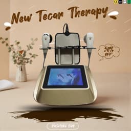 448Khz CET RET Tecar Device INDIBA Physical Therapy Machine Rf High Radio Frequency Diatermia Pro Loss Weight Health Care System