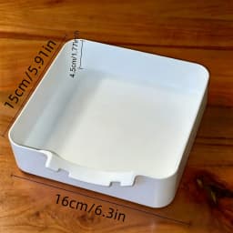1Pcs Washing Machine Drainage Tray White Plastic Leak Proof Pan for Washer Filter Hose Laundry Maintenance Tool