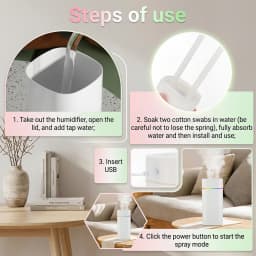 Portable USB Double Spray Port Humidifier 600ml Aromatherapy Oil Diffuser Mute Atomizer for Home Car Air Humidifier Mist Maker