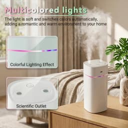 Portable USB Double Spray Port Humidifier 600ml Aromatherapy Oil Diffuser Mute Atomizer for Home Car Air Humidifier Mist Maker