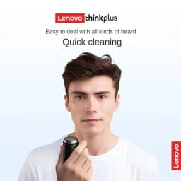 Lenovo ES20 Electric Shaver High-speed Motor Metal Body Alloy Blade for Quick Cleaning IPX7 Waterproof Whole Body Water Wash