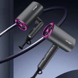 EU/UK/US New Product Hair Dryer Eu/Us Plug-In Foldable High-Speed Strong Negative Ion Household Hair Salon Portable Hair Dryer