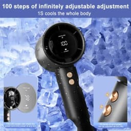 Mini Handheld Fan USB Fast Charging Portable Air Calculating Fan Mute Personal Highspeed Fan for Travel Outdoor Activities