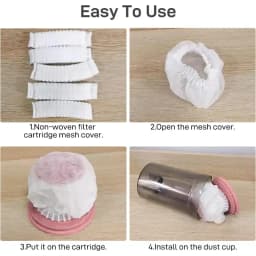 20/50/80/100 PCS Universal Filter Mesh Cover, Universal Replacement Filter Sleeve for Handheld Vacuum Cleaners