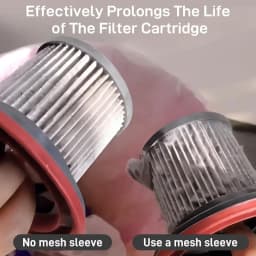 20/50/80/100 PCS Universal Filter Mesh Cover, Universal Replacement Filter Sleeve for Handheld Vacuum Cleaners