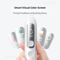Mijia Smart Servo-Oscillation Electric Toothbrush Pro Intelligent Visual Color Screen IPX8 Waterproof & Travel Lock App Control