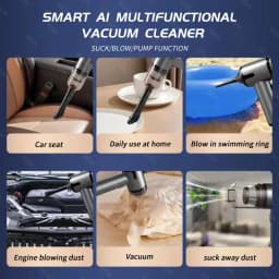 SZUK Car Vacuum Cleaner 2026 Handheld Vacuum Cleaner 8000PA Mini Air Blower Pet Hair Cleaning Machine Wireless Portable Cleaner