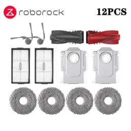 Roborock Qrevo Edge 2 / Q Revo Curv 2 Pro / Saros 20 Main Side Brush Mop Hepa Filter Dust Bag Robot Vacuum Cleaner Accessories
