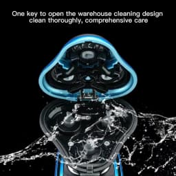 Lenovo Men Razor Electric Shavers Portable Wet-Dry Dual Use Waterproof Beard Facial Trimmer Shaving Machine for Men Father Gift