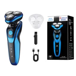 Lenovo Men Razor Electric Shavers Portable Wet-Dry Dual Use Waterproof Beard Facial Trimmer Shaving Machine for Men Father Gift