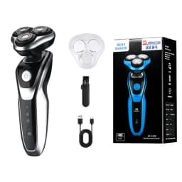 Lenovo Men Razor Electric Shavers Portable Wet-Dry Dual Use Waterproof Beard Facial Trimmer Shaving Machine for Men Father Gift