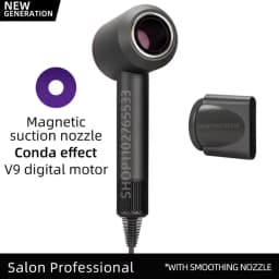 5 in 1 Electric Ionic Hair Dryer High Speed Bladeless HairDryer Negative Ion Professional 1.8M Super Leafless Hair Dryer