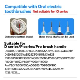 4/8/12/16/24/40PCS Replacement Toothbrush Heads Compatible with Oral Braun -B Professional Electric Toothbrush Heads Brush Heads