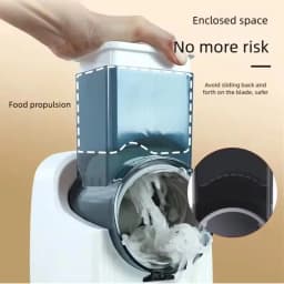 Home Kitchen Electric Vegetable Cutter and Shredder with Versatile Slicing Functions