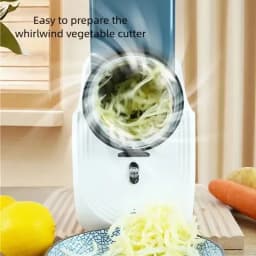 Home Kitchen Electric Vegetable Cutter and Shredder with Versatile Slicing Functions