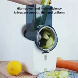 Home Kitchen Electric Vegetable Cutter and Shredder with Versatile Slicing Functions