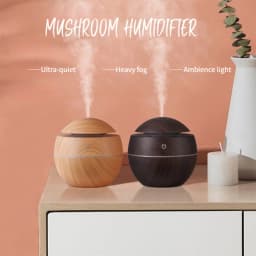 Mini USB Ultrasonic Humidifier Aromatherapy With Colorful LED Night Light For Office Bedroom Dorm Room Desktop Personal Use