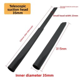 35mm-32mm Hose Vacuum Cleaner Adapter Replacement Port Durable Black Crevice Tool Accessories Kit Corner Flexible New