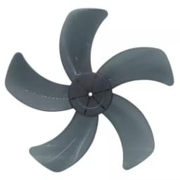 1Pc Five Leaves Fan Blade With Nut Cover Household Plastic Leave For Stand Fan Desk Fan General Replacement Accessories-New