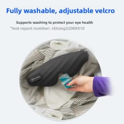 Dreamlight Travel Eye Mask Sleep Blackout 3D Stereoscopic Aid Portable Adjustable Travel Sleeping Aid Breathable Eye Cover Rest