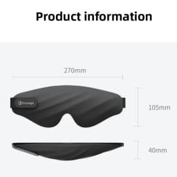 Dreamlight Travel Eye Mask Sleep Blackout 3D Stereoscopic Aid Portable Adjustable Travel Sleeping Aid Breathable Eye Cover Rest
