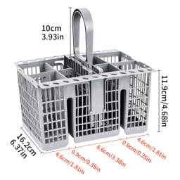 Replacement Dishwasher Cutlery Basket for Whirlpool Hotpoint Indesit Bauknecht Ikea OEM488000386607C00386607 C00257140 996738729