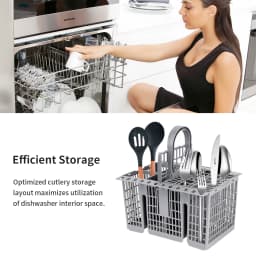 Replacement Dishwasher Cutlery Basket for Whirlpool Hotpoint Indesit Bauknecht Ikea OEM488000386607C00386607 C00257140 996738729