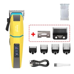Kemei KM-2153 Professional Bold Hair Cut Machine 8000RPM Fade Blade 2000mAh LED Display 2-Speed 5W DC Motor Men's Hair Clipper