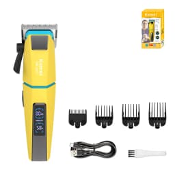 Kemei KM-2153 Professional Bold Hair Cut Machine 8000RPM Fade Blade 2000mAh LED Display 2-Speed 5W DC Motor Men's Hair Clipper