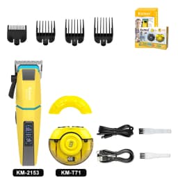 Kemei KM-2153 Professional Bold Hair Cut Machine 8000RPM Fade Blade 2000mAh LED Display 2-Speed 5W DC Motor Men's Hair Clipper