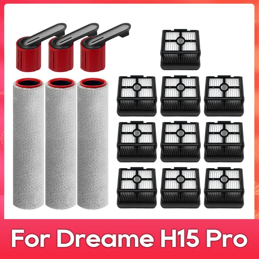 Fit For ( Dreame H15 Pro / HHR46A / H12 Pro Flex Reach ) Part Accessories Brush Filter Robot Vacuum Cleaner Kit