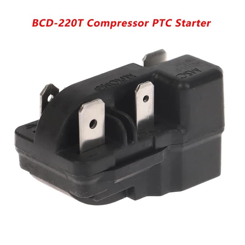 1PCS Suitable For Refrigerator BCD-220TG Compressor PTC Starter KLIXON Over-temperature Overload Protection Relay