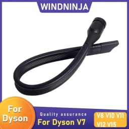 Flat Suction Nozzle Head For Dyson V7 V8 V10 V11 V12 V15 Robot Vacuum Cleaner Replacement Parts Soft Flexible Crevice Tool