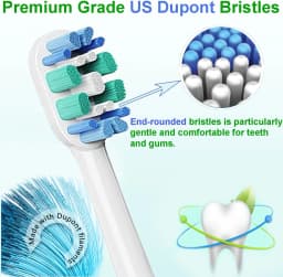 For Phili Sonic Care Toothbrush Brush Head HX3/HX6/HX9 Series HX3210/3211/6150/6500/6510/6530/9342/6730 Replacement Brush Heads