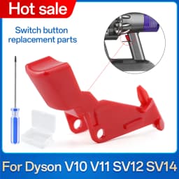 Trigger Switch Button for Dyson V10 V11 SV12 SV14 Vacuum Cleaner Replacement Parts Improved Power Button Tool with Screwdriver