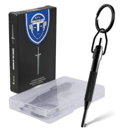 Rotating Release Tool, High Carbon Steel + Aluminum Alloy, with Key Ring, Universal for Most Standard Restraint Devices