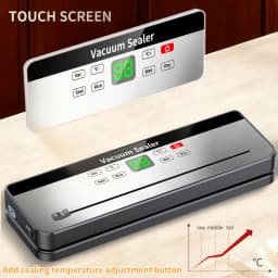 Wireless Portable Vacuum Sealing Machine for Food With Sealing Countdown Display Multi-Pack Vacuum Touch Waterproof Buttons 828