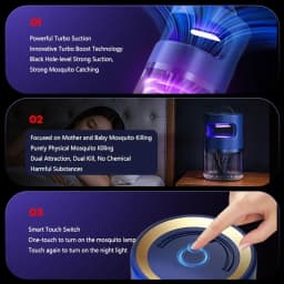 Lenovo Mosquito Killer Lamp PRO Electric Fly Trap Insectkiller USB Plugged In Lamp Household Mute Anti Mosquito Lamp Insect