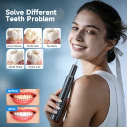 Ultrasonic Electric Dental Scaler 4100W Super Power Plaque Tooth Cleaner Dental Calculus Stains Remover Oral Care Homeuse