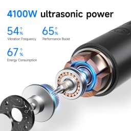 Ultrasonic Electric Dental Scaler 4100W Super Power Plaque Tooth Cleaner Dental Calculus Stains Remover Oral Care Homeuse